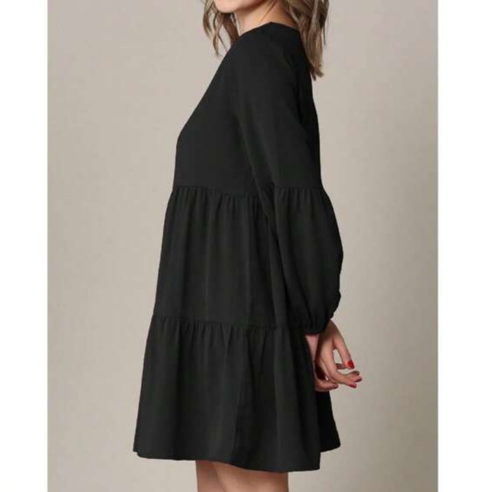 asos Design Women's sz 12 Tiered Ruffle Dress